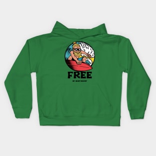 FREE BY BODY'SURF Kids Hoodie